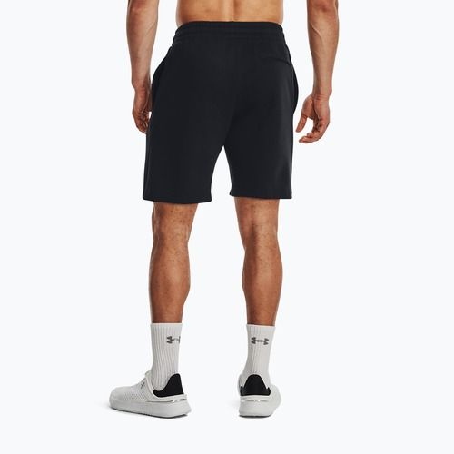 Under Armour Rival Fleece men's training shorts black/white