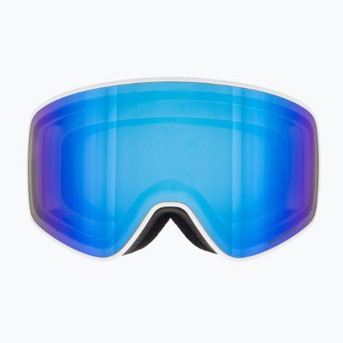 Red Bull SPECT Rush matt white/white/red/dusk blue mirror ski goggles