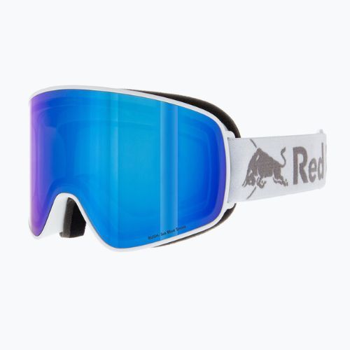 Red Bull SPECT Rush matt white/white/red/dusk blue mirror ski goggles