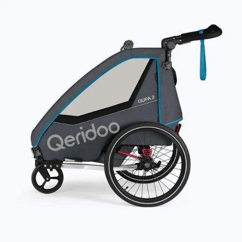Qeridoo bike trailer Qupa 2 blue