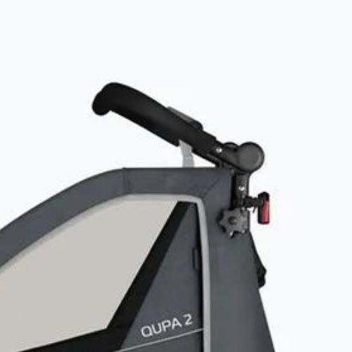 Qeridoo bike trailer Qupa 2 gray