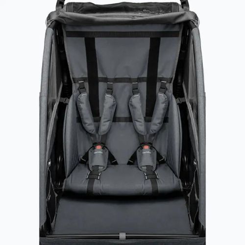 Qeridoo bike trailer Qupa 2 gray