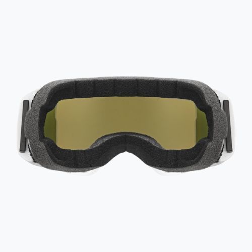 UVEX Xcitd CV S2 ski goggles white matt/morror rose/colorvision green
