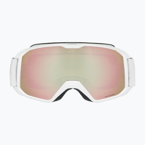 UVEX Xcitd CV S2 ski goggles white matt/morror rose/colorvision green