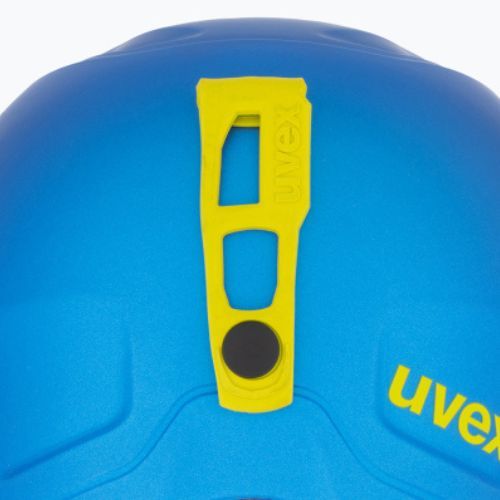 Children's ski helmet UVEX Manic Pro blue/lime matt