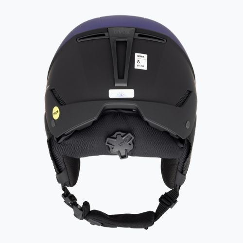 Ski helmet UVEX Stance Mips purple bash/black matt