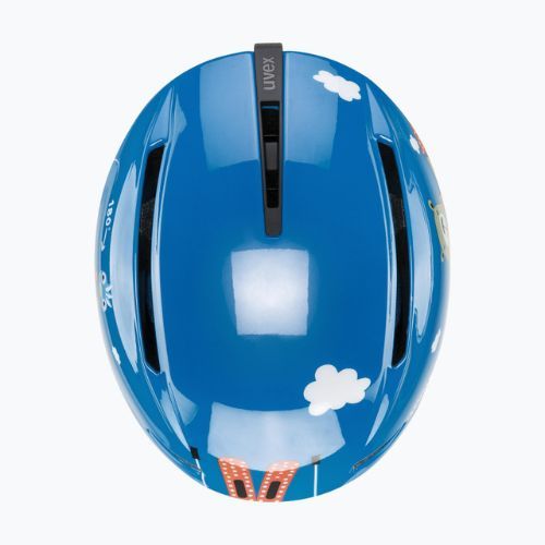 UVEX children's ski helmet Viti blue bear