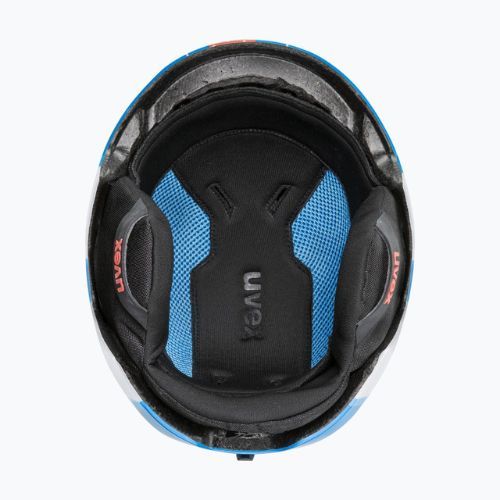 UVEX children's ski helmet Viti blue bear