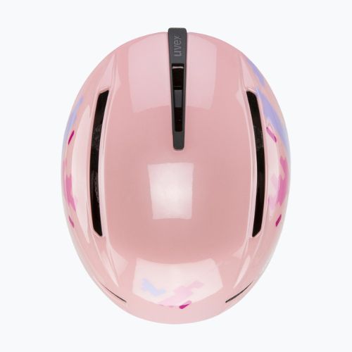 UVEX children's ski helmet Viti pink puzzle