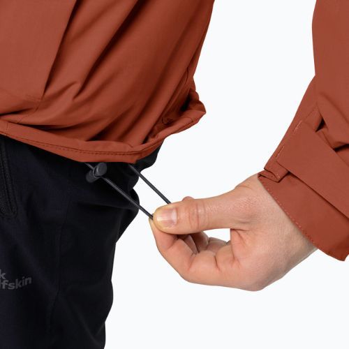 Jack Wolfskin men's rain jacket Romberg 3in1 carmine