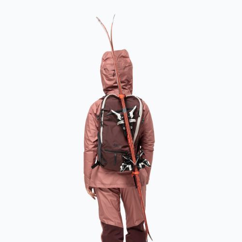 Jack Wolfskin Alpspitze 25 l skiable backpack dark maroon