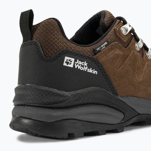 Jack Wolfskin Refugio Texapore Low brown/phantom men's trekking boots