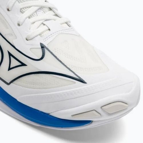 Men's volleyball shoes Mizuno Wave Lightning Z7 undyed white/moonlit ocean/peace blue