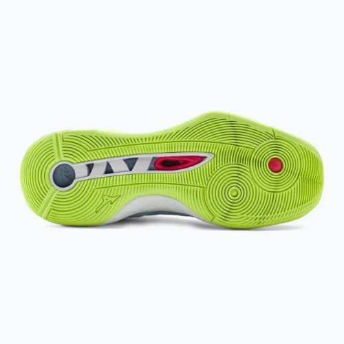 Men's volleyball shoes Mizuno Wave Momentum 2 heather/white/neo lime