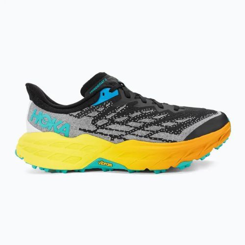 Men's running shoes HOKA Speedgoat 5 black/evening primrose