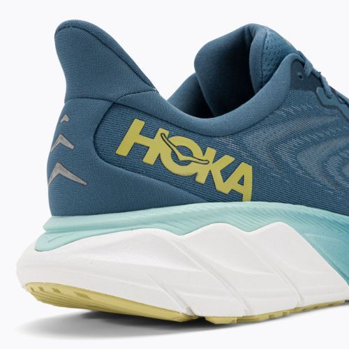 HOKA men's running shoes Arahi 6 bluesteel/sunlit ocean