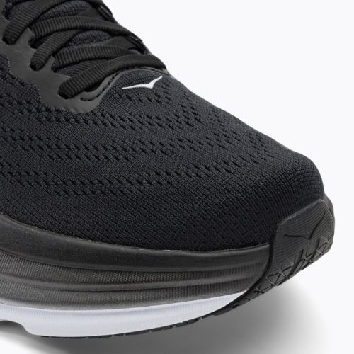 Men's running shoes HOKA Bondi 8 black/white