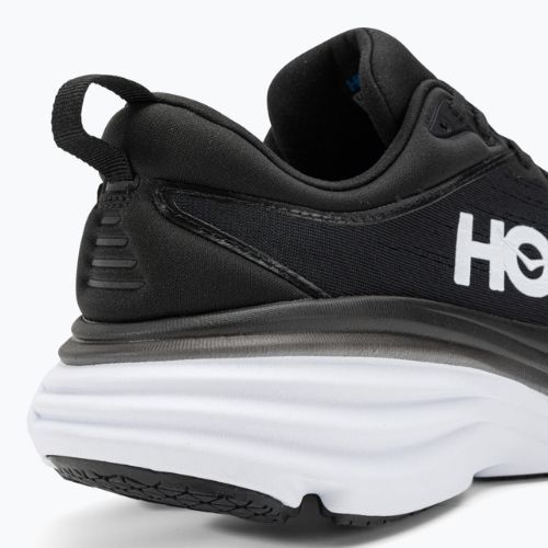 Men's running shoes HOKA Bondi 8 black/white
