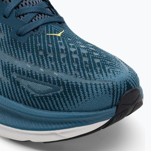 HOKA men's running shoes Clifton 9 midnight ocean/bluesteel