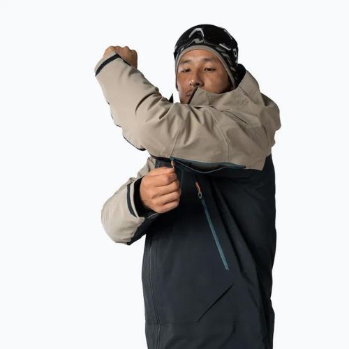 Men's DYNAFIT Tigard GTX rock khaki ski jacket