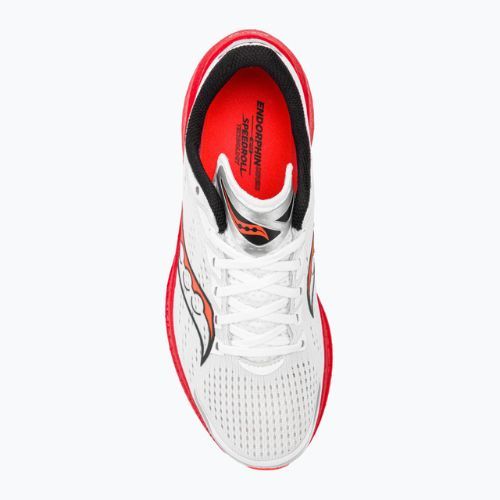 Men's running shoes Saucony Endorphin Speed 3 white/blck/vizi