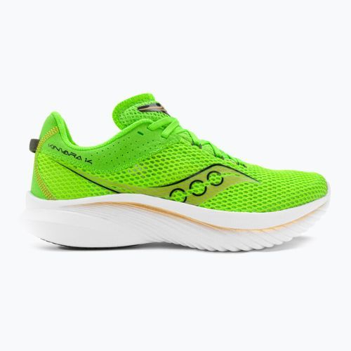 Men's Saucony Kinvara 14 slime/gold running shoes