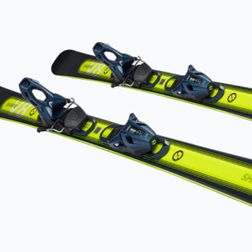 HEAD Shape e-V8 SW AMT-PR + PR 11 dark blue/neon yellow downhill skis
