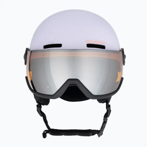 Children's ski helmet Salomon Orka Visor evening haze