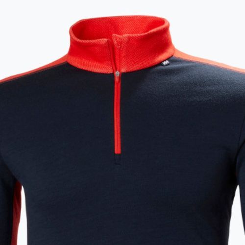 Men's thermal top Helly Hansen Lifa Merino Midweight 1/2 Zip navy
