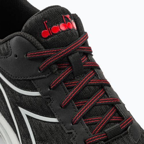 Men's Diadora Snipe black/silver/red running shoes