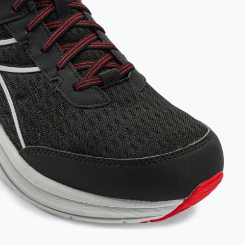 Men's Diadora Snipe black/silver/red running shoes