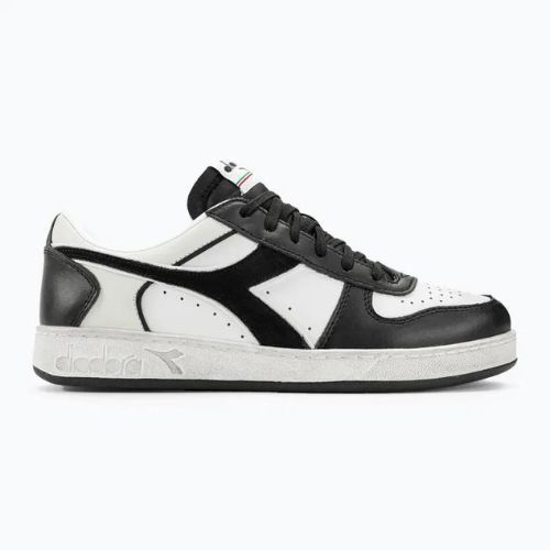 Diadora Magic Basket Low Icona Leather black/white shoes