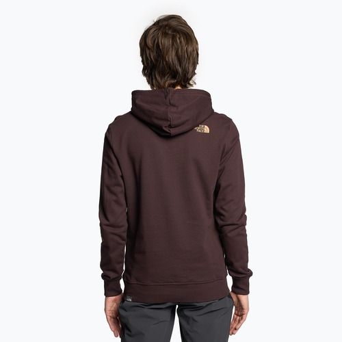 Men's The North Face Standard Hoodie coal brown/almond butter sweatshirt