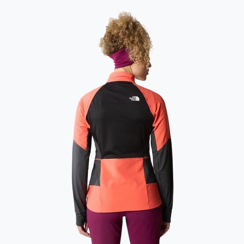 Women's softshell jacket The North Face Dawn Turn Softshell black/radiant orange/asphalt grey