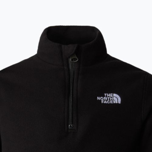 Children's fleece sweatshirt The North Face Glacier Fleece 1/4 Zip black