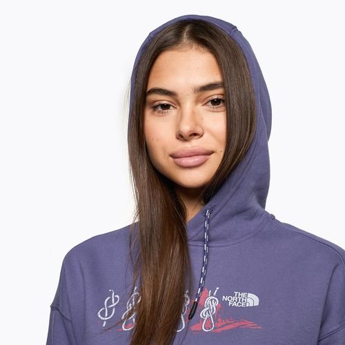 Women's The North Face Outdoor Graphic Hoodie cave blue