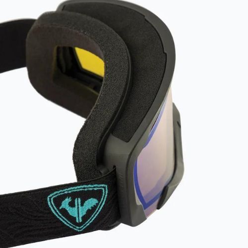 Rossignol Spiral Mirror ski goggles black/yellow blue