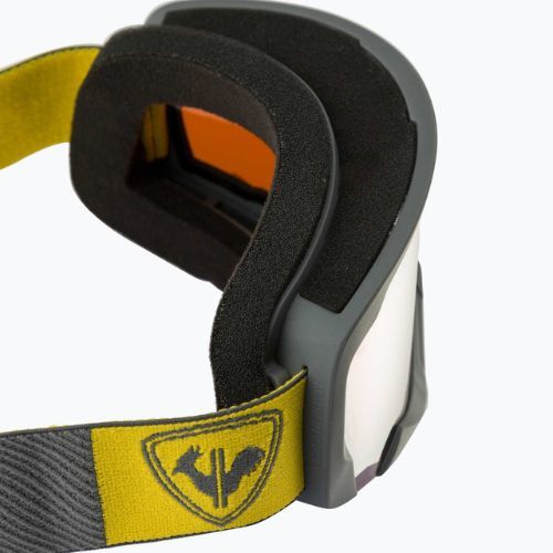 Rossignol Spiral Mirror grey/orange silver mirror ski goggles