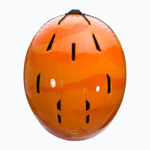 Rossignol children's ski helmet Whoopee Impacts orange