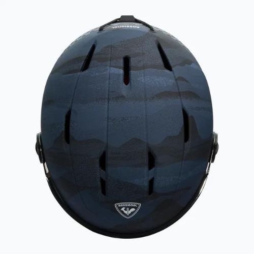 Rossignol Children's Ski Helmet Whoopee Visor Impacts dark blue
