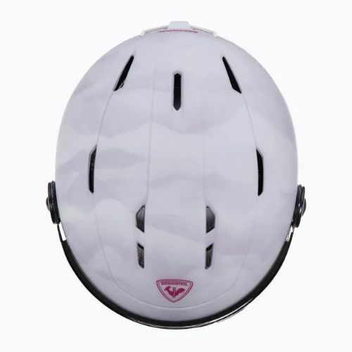 Rossignol Children's Ski Helmet Whoopee Visor Impacts white