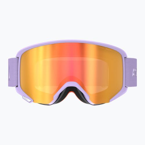 Atomic Savor Photo lavender/red ski goggles