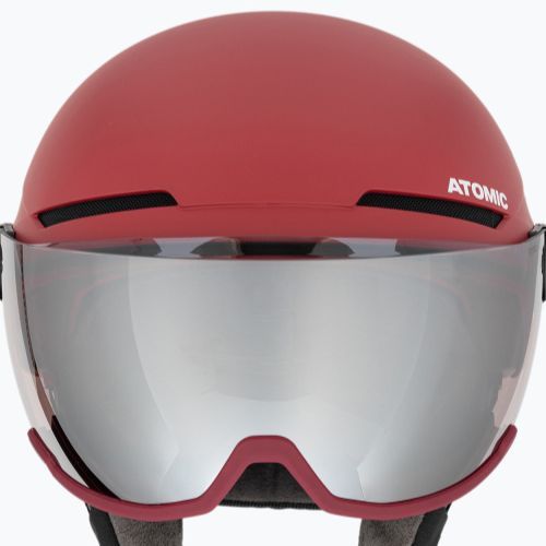 Atomic Savor Visor Stereo ski helmet dark red
