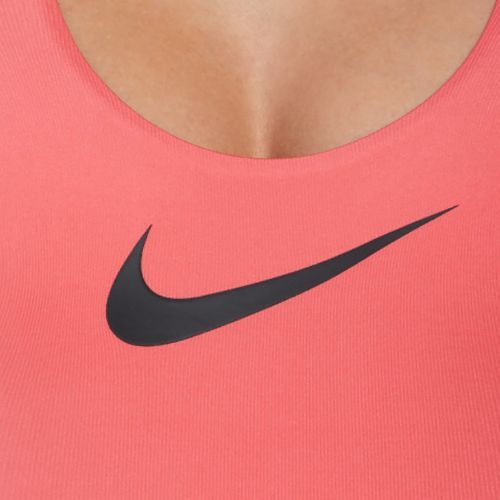 Women's one-piece swimsuit Nike Logo Tape sea coral