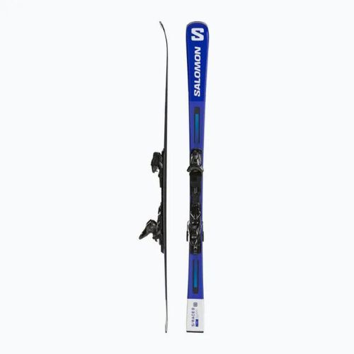 Salomon S/Race 8 + M11 GW race blue/white downhill skis