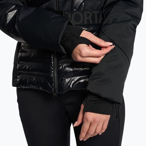 Women's ski jacket Sportalm Saturday m.Kap+P black
