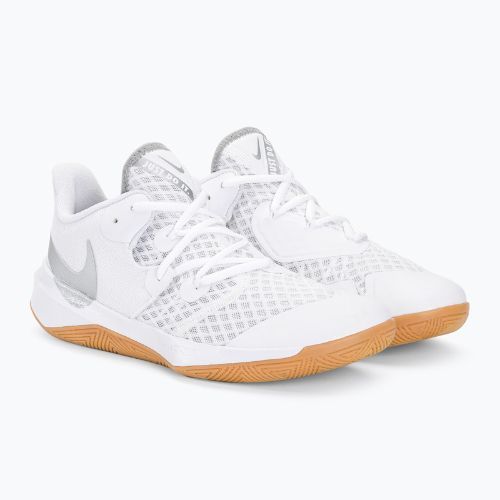 Nike Zoom Hyperspeed Court SE volleyball shoes white/metallic silver gum
