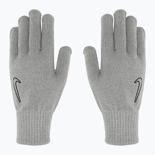 Nike Knit Tech and Grip TG 2.0 particle grey/particle grey/black winter gloves
