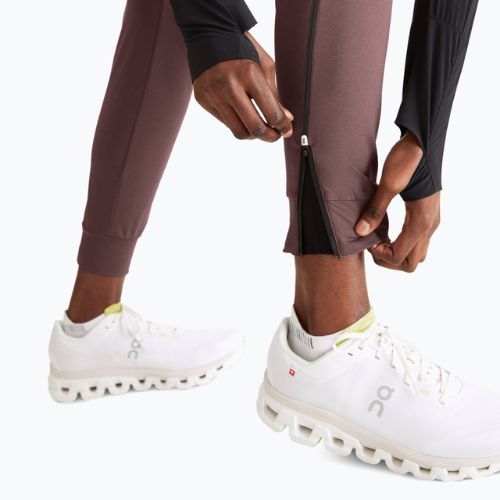 Women's On grape/black running trousers