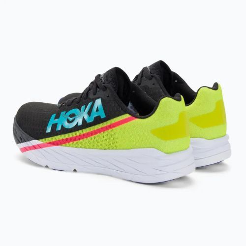 HOKA running shoes Rocket X black/evening primrose
